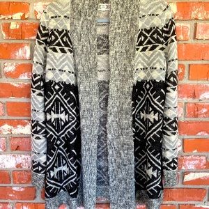 Pink Rose Aztec Cardigan